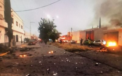 Explotan 2 autos en Acámbaro y Jerécuaro, Guanajuato; 3 policías lesionados