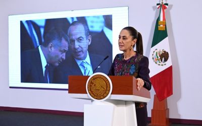 Calderón “debería pedir perdón al menos”: Sheinbaum tras sentencia de García Luna