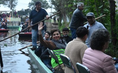 RECORRE BRUGADA VIVIENDAS DE XOCHIMILCO AFECTADAS POR NUNDACIONES; REFRENDA APOYO DEL GOBIERNO CAPITALINO