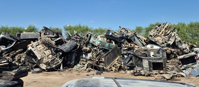 FGR DESTRUYE 33 VEHÍCULOS DENOMINADOS MONSTRUOS CON BLINDAJE ARTESANAL