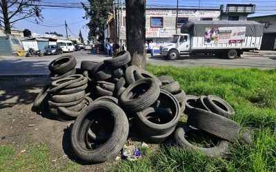 Retiran más de 2 mil llantas de las calles; continúan labores de la Segunda Jornada “Limpiemos Nuestro EdoMéx”