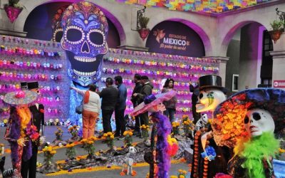 Rompe récord de asistencia Ofrenda Monumental del EdoMéx con más de 10 mil visitantes de la entidad, del país y del mundo