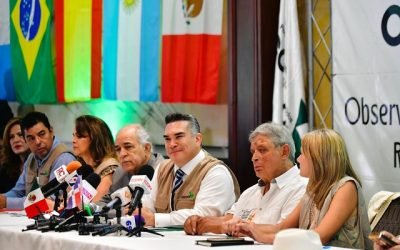 Alejandro Moreno recibe Informe 2024 del Observatorio Electoral de la COPPPAL