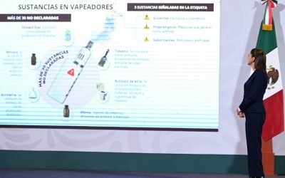 Invita presidenta a jóvenes evitar consumo de vapeadores