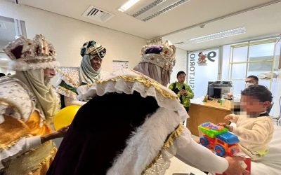 Entregan Reyes Magos juguetes a niñas y niños del Hospital Regional “1° de Octubre” del ISSSTE