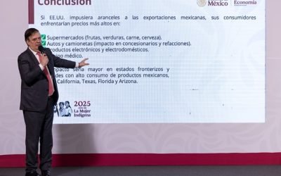 Aranceles, error que pagarán millones de estadounidenses, afirma Ebrard