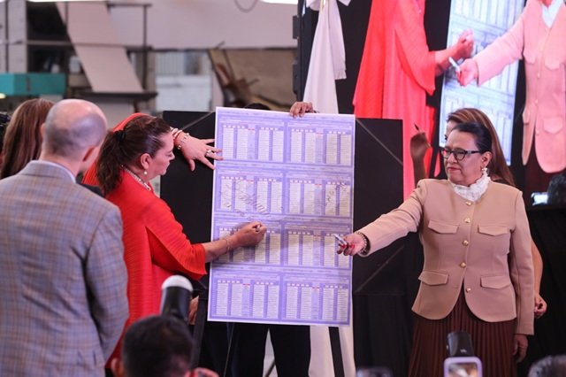 Dan banderazo a la producción de 602 millones de boletas para elección judicial