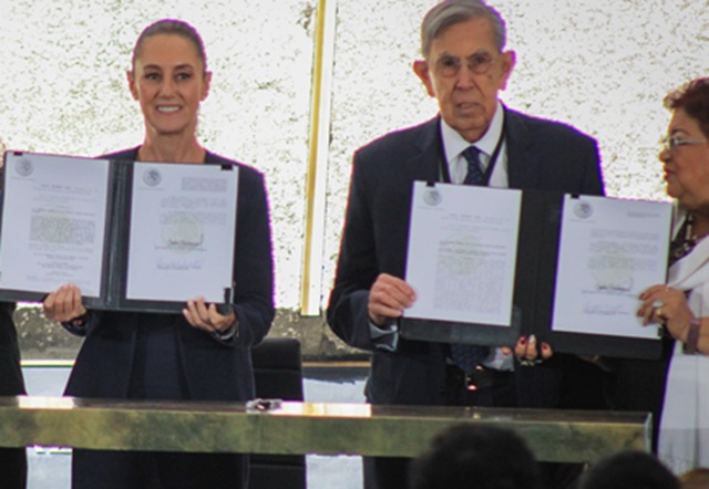 Promulga Sheinbaum leyes secundarias que sepultan reforma energética neoliberal