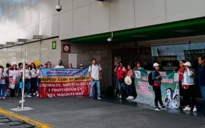 Concluye CNTE protesta en 4 puntos de CDMX y retornan a plantón en el Zócalo