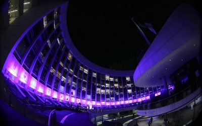 Senado de la República se ilumina de morado por el Día Internacional de las Mujeres