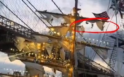 Dos tripulantes fallecieron por el accidente en el Buque Escuela Velero “Cuauhtémoc”