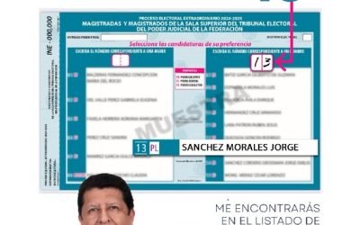Se compromete Jorge Sánchez Morales a aplicar una justicia imparcial y moderna para todos
