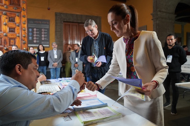 Con estos comicios se hará realidad el verdadero Estado de Derecho: Sheinbaum