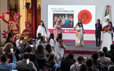 Claudia y Clara presentan celebración “México Tenochtitlan, Siete Siglos de legado de grandeza”; será todo el mes de julio