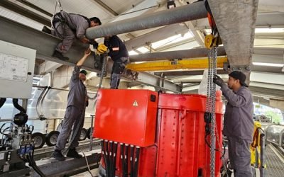 Dan mantenimiento preventivo en la Línea 1 del Mexicable en Ecatepec