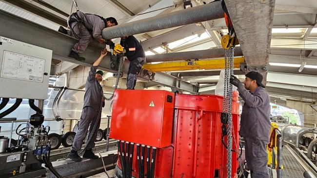 Dan mantenimiento preventivo en la Línea 1 del Mexicable en Ecatepec