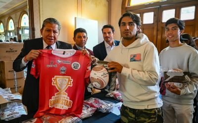 Gobernador David Monreal y Oribe Peralta impulsan la paz en Zacatecas con futbol juvenil