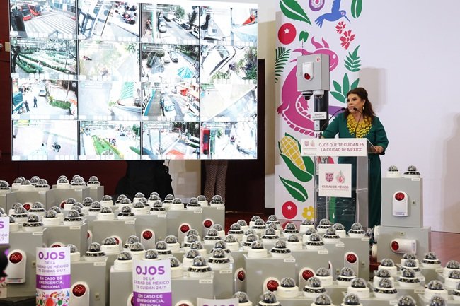 Siembran 30 mil “ojos que te cuidan” del C5 que hacen de CDMX la ciudad más videovigilada da América