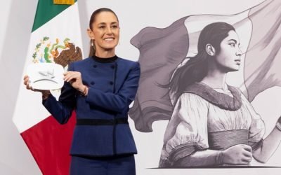 Presentan logo y símbolo de auto eléctrico Olinia; está basado en alebrijes