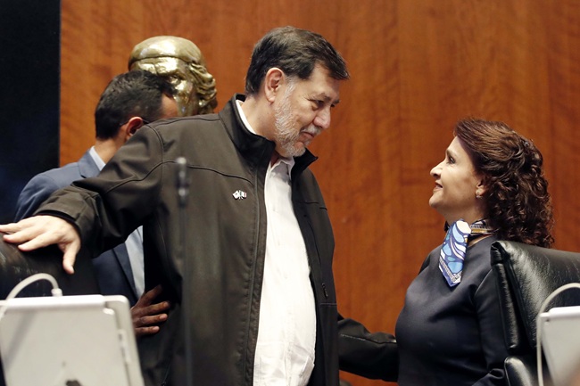 Condena Comisión Permanente agresión contra Noroña y Dolores Padierna
