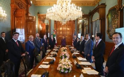 Inicia encuentro de Claudia Sheinbaum con Marco Rubio