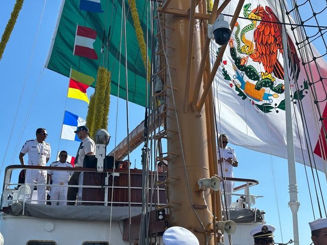 El sábado, el buque ‘Cuauhtémoc’ zarpará de EU a México