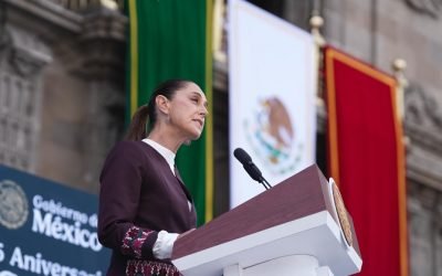 No somos piñata de nadie, dice Sheinbaum sobre veto al AIFA