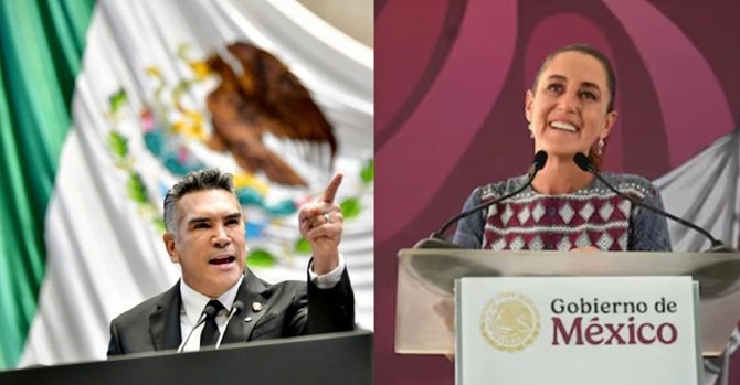 DENUNCIA ALEJANDRO MORENO A CLAUDIA SHEINBAUM POR DIFAMACIÓN