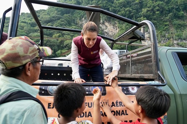 Reubicación de comunidades damnificadas en Hidalgo, sólo con consenso de los habitantes: Sheinbaum