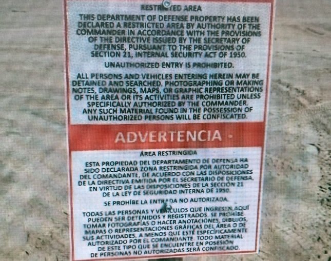 Empresa contratada por EU colocó letreros en Playa Bagdad, confirma Sheinbaum; ya fueron retirados