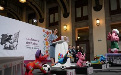 Sheinbaun analiza ir al sorteo de la FIFA en Washington y reunión con Trump