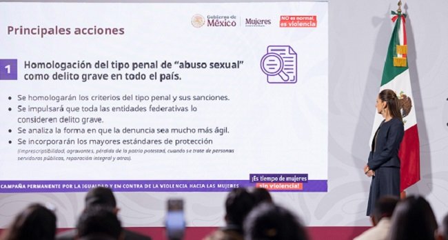 Gobierno de México presenta Plan Integral contra el abuso sexual para garantizar el acceso a la justicia e impulsar un cambio cultural