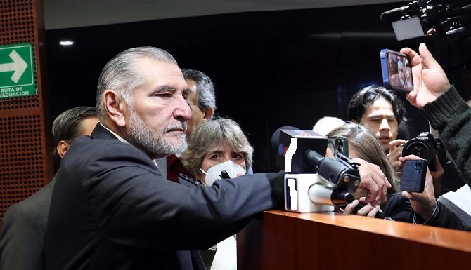 “jueces sin rostro” se abordará hasta el próximo periodo de sesiones: Adán Augusto