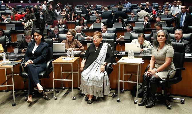 Comparecen ante Pleno del Senado candidatas para ocupar la titularidad de la Fiscalía General de la República