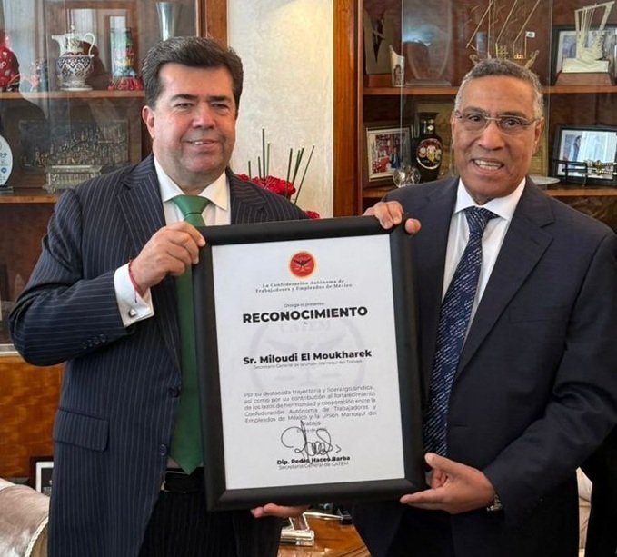 FORTALECE CATEM  VÍNCULOS INTERNACIONALES Y AVANZA EN COOPERACIÓN SINDICAL CON MARRUECOS