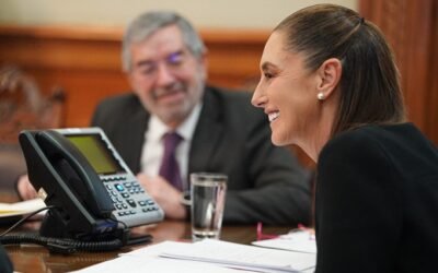 Avanzamos muy bien en seguridad y T- MEC, informa Sheinbaum tras llamada con Trump