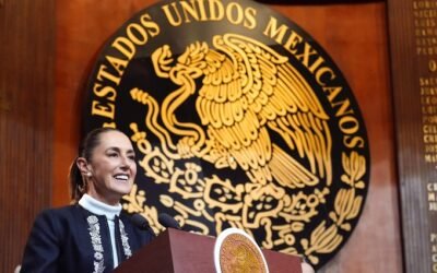 «México no se doblega, no se arrodilla ni se vende; no regresará a ser colonia de nadie»: Sheinbaum