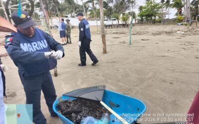 Gobierno de México avanza en limpieza de playas del Golfo de México con 88% de progreso