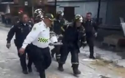 Confirman una persona fallecida luego de colapso de edificio en San Antonio Abad