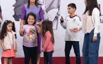 Queremos que las niñas y niños sean felices: Presidenta
