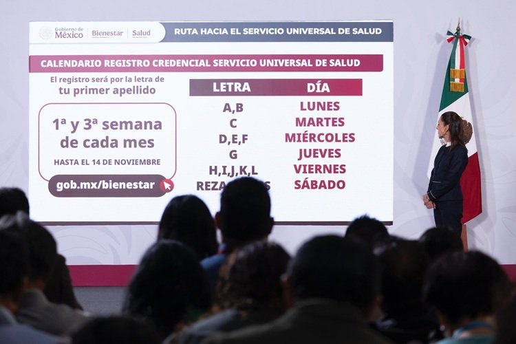 Avanza credencialización del Servicio Universal de Salud para personas adultas mayores y con discapacidad: Sheinbaum