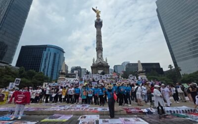 Rotas por las ausencias, madres buscadoras marcharon en la CDMX