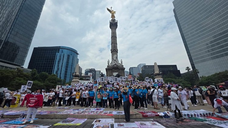 Rotas por las ausencias, madres buscadoras marcharon en la CDMX
