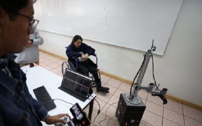 Desarrollan estudiantes del IPN robot asistente para personas con discapacidad