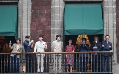 Así fue la visita de BTS en el Zócalo de la Ciudad de México