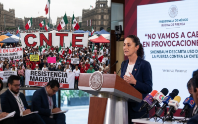 Sheinbaum recibirá a la sección 22 de la CNTE en Palacio Nacional