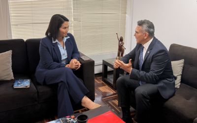 SE REÚNE ALEJANDRO MORENO CON LA PRESIDENTA ELECTA DEL PERÚ, KEIKO FUJIMORI
