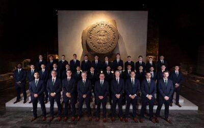 ACUDE LA SELECCIÓN MEXICANA AL MUSEO DE ANTROPOLOGÍA PARA LA FOTOGRAFÍA OFICIAL