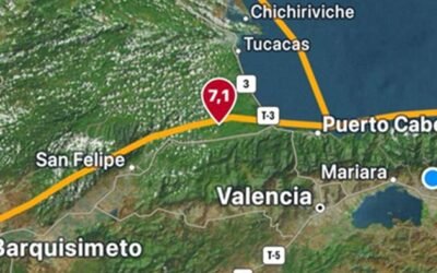 Dos fuertes sismos de 7.1 y 7.5, con un minuto de diferencia sacuden Venezuela