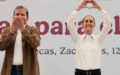 Sheinbaum anuncia Beca Gertrudis Bocanegra para estudiantes de universidades públicas en Zacatecas